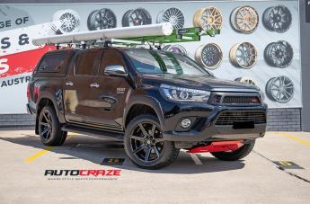 TOYOTA HILUX N80 4WD AVALANCHE GLOSS BLACK MILLED ACCENTS